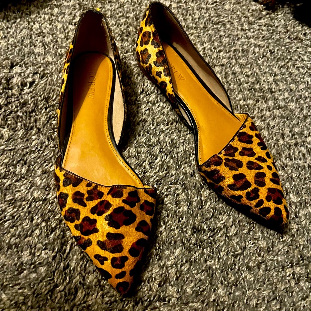 J. Crew Flats (Animal Print)